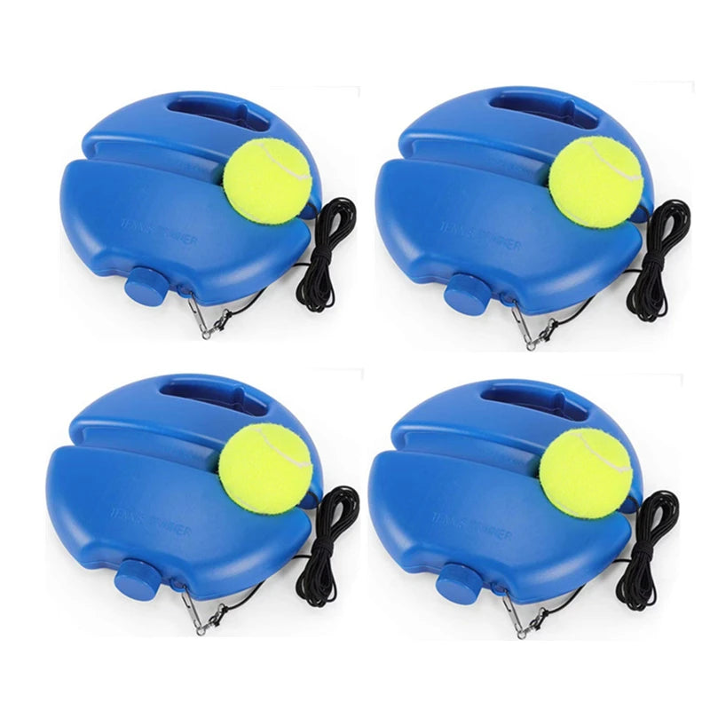 1 Set Tennis Trainer With Tennis Bounce Ball And Practice Ropes, Suitable For Indoor Outdoor Tennis Training