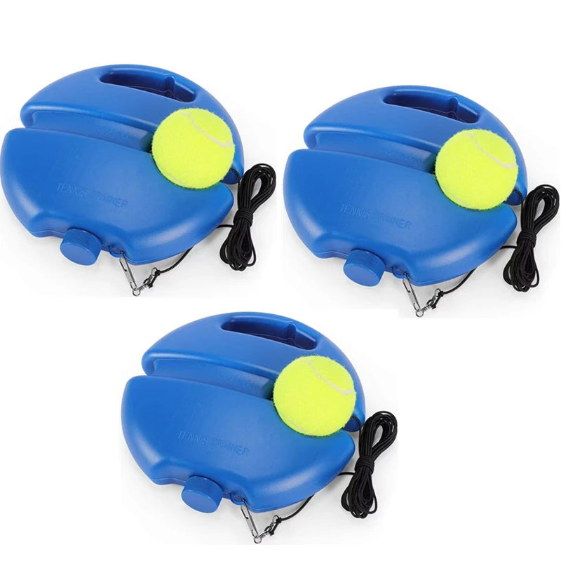 1 Set Tennis Trainer With Tennis Bounce Ball And Practice Ropes, Suitable For Indoor Outdoor Tennis Training